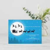 4x6 TWINS-kerstzwangerschapsuitkondiging - Town Feestdagenkaart (Staand voorkant)