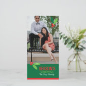 4x8 1 Foto Holly Design Flat Kaart (Staand voorkant)