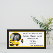 4x8 Aankondiging geboorte foto (Staand voorkant)