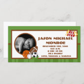 4x8 All Star Green Photo Aankondiging (Voorkant / Achterkant)