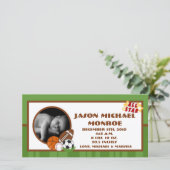 4x8 All Star Green Photo Aankondiging (Staand voorkant)