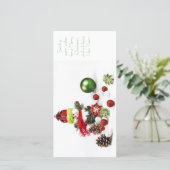 4x8 de vakantiewenskaarten van Kerstmis Feestdagenkaart (Staand voorkant)