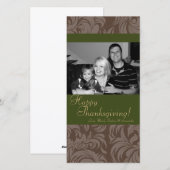 4x8 Herfstboom Foliage FOTO Thanksgiving Kaart (Voorkant / Achterkant)