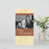 4x8 Herfstboom Foliage FOTO Thanksgiving Kaart (Staand voorkant)