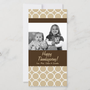 4x8 Herfstboom Foliage FOTO Thanksgiving Kaart