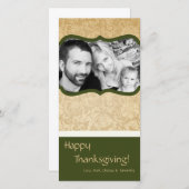 4x8 Herfstboom Foliage FOTO Thanksgiving Kaart (Voorkant / Achterkant)