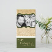 4x8 Herfstboom Foliage FOTO Thanksgiving Kaart (Staand voorkant)