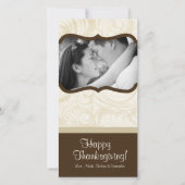 4x8 Herfstboom Foliage FOTO Thanksgiving Kaart (Voorkant)