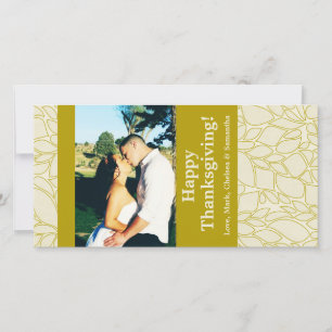 4x8 Herfstboom Foliage FOTO Thanksgiving Kaart