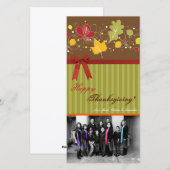 4x8 Herfstboom Foliage FOTO Thanksgiving Kaart (Voorkant / Achterkant)