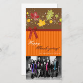 4x8 Herfstboom Foliage FOTO Thanksgiving Kaart (Voorkant / Achterkant)