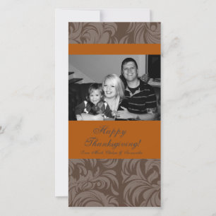 4x8 Herfstboom Foliage FOTO Thanksgiving Kaart