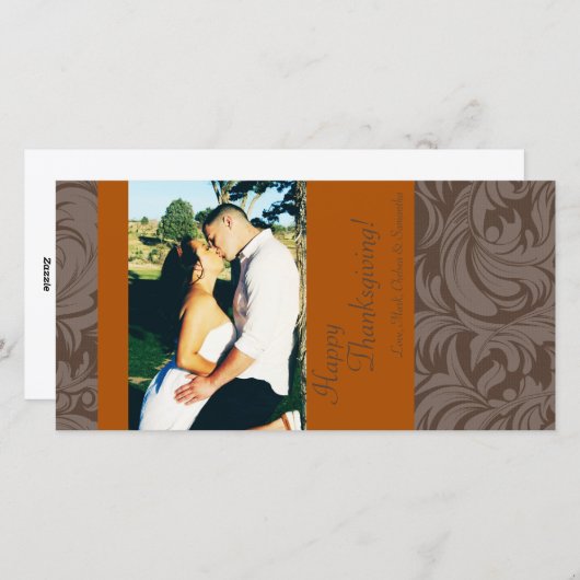 4x8 Herfstboom Foliage FOTO Thanksgiving Kaart (Voorkant / Achterkant)