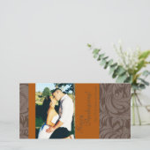 4x8 Herfstboom Foliage FOTO Thanksgiving Kaart (Staand voorkant)