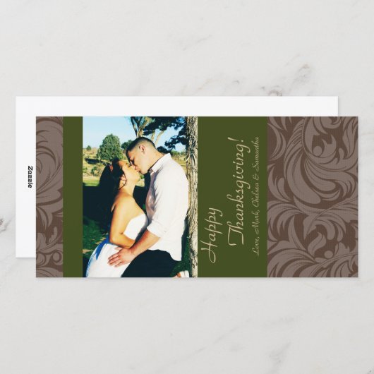 4x8 Herfstboom Foliage FOTO Thanksgiving Kaart (Voorkant / Achterkant)