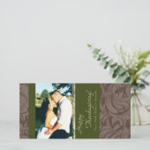 4x8 Herfstboom Foliage FOTO Thanksgiving Kaart (Staand voorkant)