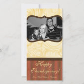 4x8 Herfstboom Foliage FOTO Thanksgiving Kaart (Voorkant)