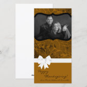 4x8 Herfstboom Foliage FOTO Thanksgiving Kaart (Voorkant / Achterkant)