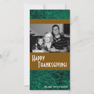 4x8 Herfstboom Foliage FOTO Thanksgiving Kaart