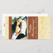 4x8 Herfstboom Foliage FOTO Thanksgiving Kaart (Voorkant / Achterkant)