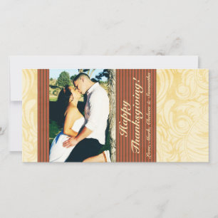 4x8 Herfstboom Foliage FOTO Thanksgiving Kaart