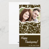 4x8 Herfstboom Foliage FOTO Thanksgiving Kaart (Voorkant / Achterkant)