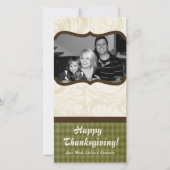 4x8 Herfstboom Foliage FOTO Thanksgiving Kaart (Voorkant)