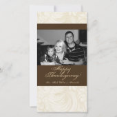 4x8 Herfstboom Foliage FOTO Thanksgiving Kaart (Voorkant)