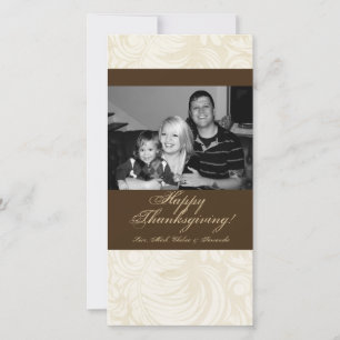 4x8 Herfstboom Foliage FOTO Thanksgiving Kaart