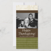 4x8 Herfstboom Foliage FOTO Thanksgiving Kaart (Voorkant)