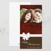 4x8 Herfstboom Foliage FOTO Thanksgiving Kaart (Voorkant / Achterkant)