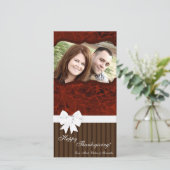 4x8 Herfstboom Foliage FOTO Thanksgiving Kaart (Staand voorkant)