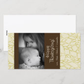 4x8 Herfstboom Foliage FOTO Thanksgiving Kaart (Voorkant / Achterkant)