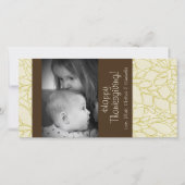 4x8 Herfstboom Foliage FOTO Thanksgiving Kaart (Voorkant)