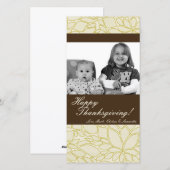 4x8 Herfstboom Foliage FOTO Thanksgiving Kaart (Voorkant / Achterkant)