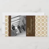 4x8 Herfstboom Foliage FOTO Thanksgiving Kaart (Voorkant)