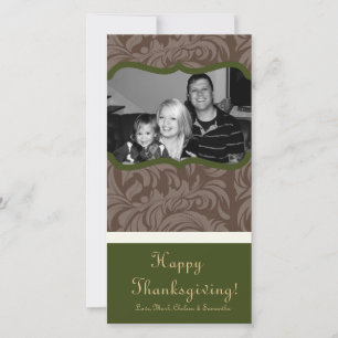 4x8 Herfstboom Foliage FOTO Thanksgiving Kaart