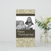 4x8 Herfstboom Foliage FOTO Thanksgiving Kaart (Staand voorkant)