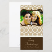 4x8 Herfstboom Foliage FOTO Thanksgiving Kaart (Voorkant / Achterkant)