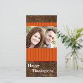 4x8 Herfstboom Foliage FOTO Thanksgiving Kaart (Staand voorkant)