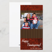 4x8 Herfstboom Foliage FOTO Thanksgiving Kaart (Voorkant / Achterkant)