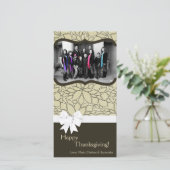 4x8 Herfstboomloof FOTO Kerstkaart (Staand voorkant)