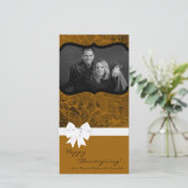 4x8 Herfstboomloof FOTO Kerstkaart (Staand voorkant)