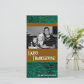 4x8 Herfstboomloof FOTO Kerstkaart (Staand voorkant)