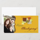 4x8 Herfstboomloof FOTO Kerstkaart (Voorkant / Achterkant)