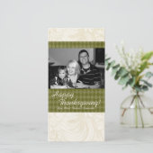 4x8 Herfstboomloof FOTO Kerstkaart (Staand voorkant)