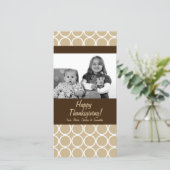 4x8 Herfstboomloof FOTO Thanksgiving-kaart Feestdagenkaart (Staand voorkant)