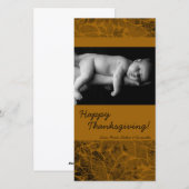 4x8 Herfstboomloof FOTO Thanksgiving-kaart Feestdagenkaart (Voorkant / Achterkant)