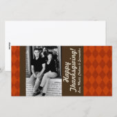 4x8 Herfstboomloof FOTO Thanksgiving-kaart Feestdagenkaart (Voorkant / Achterkant)