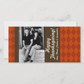 4x8 Herfstboomloof FOTO Thanksgiving-kaart Feestdagenkaart (Voorkant)